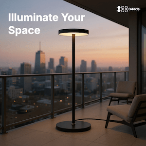 Lamp with different background