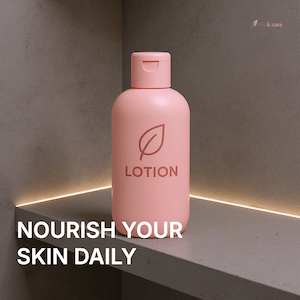 Lotion with different background